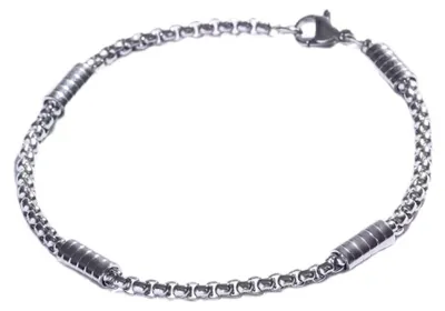 Immagine prodotto di Bracciale in acciaio intramontabile da uomo MCGB5061S - Lunghezza: 21 cm