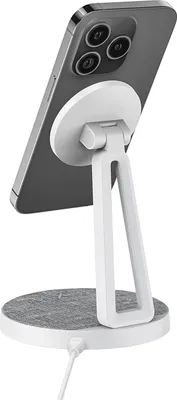 Produktbild von XLAYER MagFix Pro 2 in 1 Induktive Ladestation grau, weiß, 15 Watt