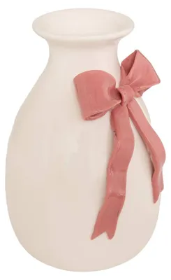Produktbild von Vase „mona“, h. 18 cm, weiß  - Atmosphera créateur d'intérieur