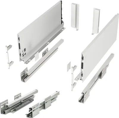 Zdjęcie produktu dla System szuflad JUNKER SLIM, H=167 mm, L=300, 35 kg, otwieranie push to open, biały