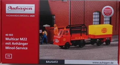 Produktbild von Auhagen TT Multicar M22 mit Anhänger Minol-Service 40503