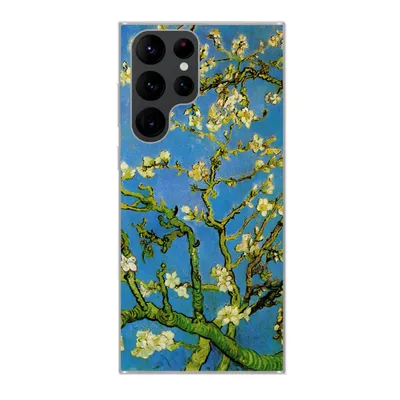 Produktbild von MuchoWow® Handyhülle Schutzhülle Hülle für Samsung Galaxy S22 Ultra Mandelblüte - Vincent van Gogh Silikon Softcase Handy Hülle - Abbildung