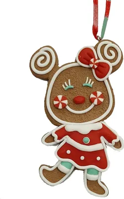 Produktbild von Disney Mini Maus Ornament Lebkuchen Weihnachten Kugel