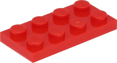 Zdjęcie produktu dla Lego® 1 sztuka 3020 Płytki Płytki 2x4 Część Podstawowa 1 Czerwony