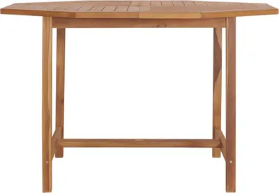 Obrázek produktu pro vidaXL Zahradní jídelní stůl 110x110x75 cm Teakové masivní dřevo