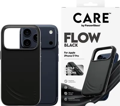 Produktbild von CARE Feature Flow Case w. MagSafe iPhone 17 Pro -black