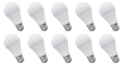 Produktbild von Spectrum E27 LED-Lampe A60 11W 1050lm 6000K tageslichtweiß 10 Stück
