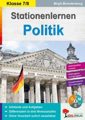 Immagine prodotto di Stationenlernen Politik / Klasse 7-8
