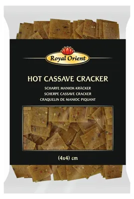 Obrázok produktu pre Royal Orient Cassave Cracker 1000 g – Chrumkavý, bezlepkový snack z manioku