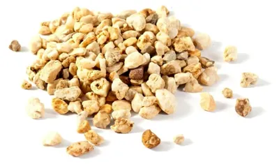 Produktbild von Taunusquarz Zierkies, 8-16mm, 15kg, Naturstein Gartendekoration