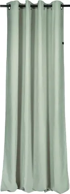 Produktbild von SCHÖNER WOHNEN-Kollektion Blickdichter Ösenvorhang PEACHY Grün 130 x 250 cm