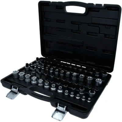 Produktbild von KS Tools 1/4+3/8+1/2 TX-Steckschlüssel-Satz, 77-tlg