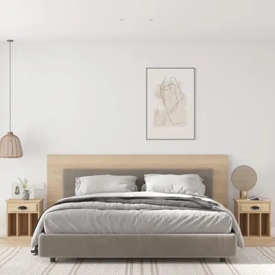 Produktbild von Nachttische 2 Stk. Sonoma-Eiche 43x36x50 cm , Nachttische & -schränke Design 2024