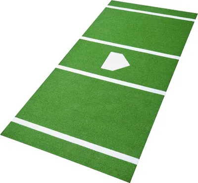 Produktbild von 366 x 183 cm Baseball-Schlagmatte Softball-Schlagmatte Outdoor-Training Grün