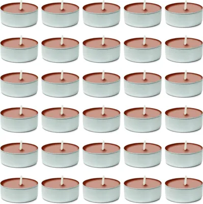 30 Teelichter Duftkerzen Engelorchidee-Aroma lange Brenndauer