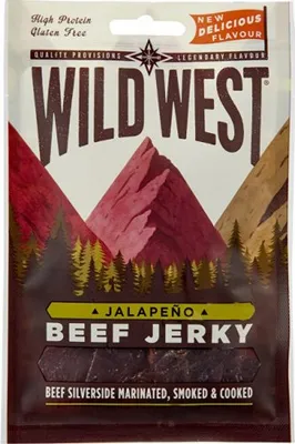Productafbeelding van Runderjerky met jalapeño, 25 gram