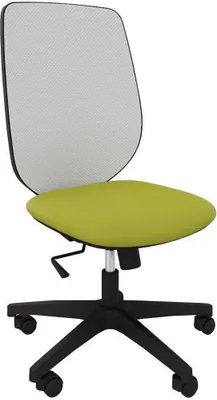 Produktbild von Quadrifoglio Bürostuhl Okay Netz Stoff grün, Gestell schwarz