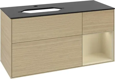 Produktbild von V&B Waschtischunterschrank Finion 120cm, Pl b m, Rg re si Gr m Lac, Oa ven