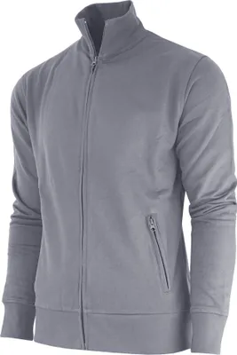Produktbild von Stehkragen Zip Jacke Herren Hellgrau, S