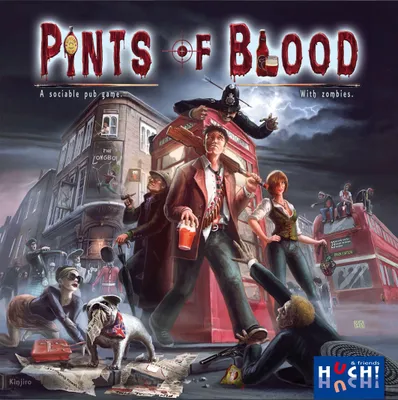 Produktbild von HUCH! PINTS OF BLOOD, Brettspiel, Reisen/Abenteuer, 14 Jahr(e), Reiseedition, 45 min, Familienspiel