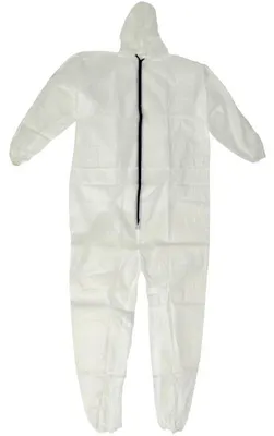Obrázok produktu pre Levior Biely polypropyl. overal XL s kapucňou