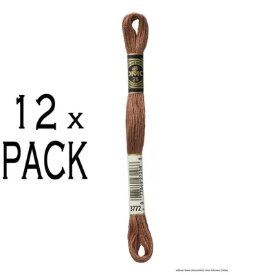 Productafbeelding van 12x DMC Borduurgaren Mouline Special 117MC -3772, 6 strengen, 8m