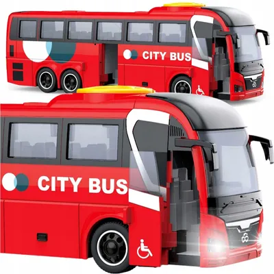 Produktbild von QULKI Reisebus Spielzeugauto mit Licht- und Soundeffekten
