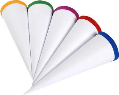 Zdjęcie produktu dla Goldbuch baza do rożka szkolnego 35 cm biała z filcowym zapięciem do rękodzieła