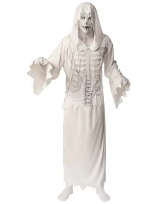 Produktbild von Horror-Rachegeist Halloweenkostüm für Herren weiß