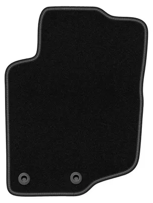 Immagine prodotto di Tappetino guidatore in moquette per Peugeot 207CC 2006-2012 (coupé/cabrio) – 1 pezzo, nero, su misura – Wielganizator BASIC