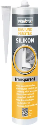 Produktbild von Primaster Bau und Fenster Silikon transparent 310 ml