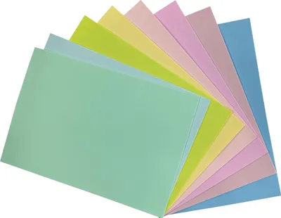Produktbild von Interdruk Bastelschaum A4 pastellfarben 8 Blatt verschiedene Farben