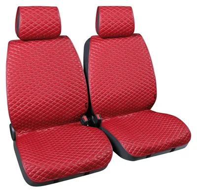 Obrázok produktu pre Cover-Tech pár univerzálnych poťahov na predné sedadlá Skeentex Bordeaux/White