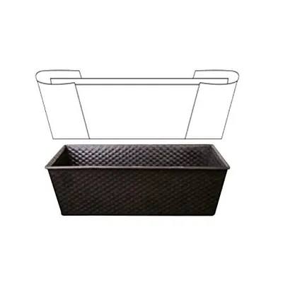 Produktbild von Backpapier 42x23cm 10Bogen weiß 1/8-Falz f.KASTENKUCHEN 30cm !FSC