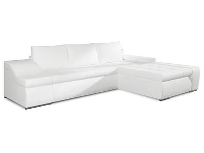 Produktbild von NABBI Ecksofa mit Zersetzung u Lagerraum Oristano P - Weiß
