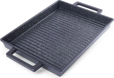 Produktbild von Vielseitige Grillplatte: Herd, Grill & Backofen mit Antihaftbeschichtung