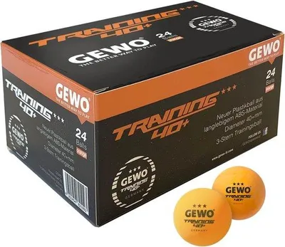 Produktbild von Famanu Tischtennisbälle 40+ Training - 3 Sterne, orange, 24 Stück