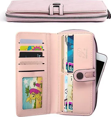 Produktbild von OURBAG Damen Geldbörse Bare Pink – Elegante Wallet mit vielen Fächern | Stilvolle Geldbörse für Karten, Münzen & Scheine
