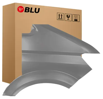 Productafbeelding van BLU Spatbord geschikt voor VW Volkswagen Crafter II 2 LY7U Rechts Zilver SteinGrau | 2016- | Voorzijde | Gelakt | Montageklaar