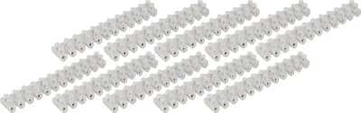 Produktbild von 10er-Pack Lüsterklemmen McPower, 12 Klemmen, 4,5mm², 5A, transparent