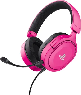 Produktbild von Wired Gaming Headset für PS4/PS5 mit 50-mm Treibern, abnehmbarem Mikrofon und hohem Tragekomfort für intensives Gameplay