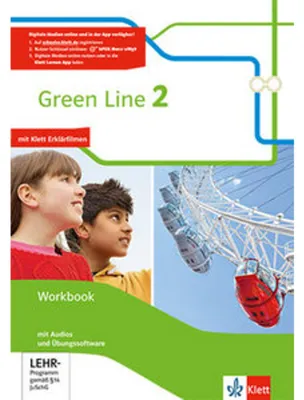 Produktbild von Green Line 2. Workbook mit Audios und Übungssoftware Klasse 6