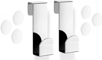 Produktbild von ZACK 2er-Set Glasduschwandhaken MITOR Duschwandhaken Handtuchhaken poliert 40262