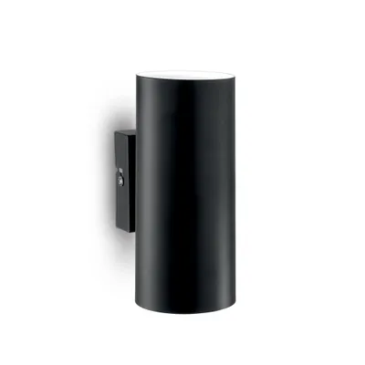 Produktbild von Modernes Applique Look Metall Schwarz 2 Lichter 7W 3000K Warmes Licht