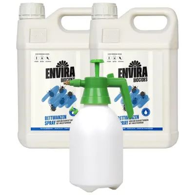 Produktbild von Envira Bettwanzen Abwehrspray im Vorteilspack 2x5L mit Drucksprüher