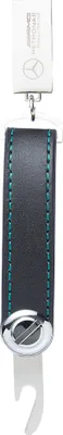 Produktbild von Mercedes F1 Fw Leder Schlüsselanhänger Schwarz