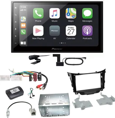 Produktbild von Pioneer SPH-DA250DAB Bluetooth USB Digitalradio Einbauset für Hyundai i30 GD GDH