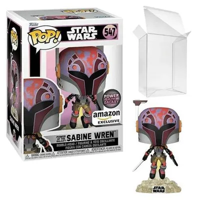 Produktbild von Funko Pop! Star Wars - Power of the Galaxy: Sabine Wren (with Darksaber) #547 Amazon Exclusive