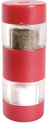 Salz- und Pfefferstreuer, Camping, 5,6 cm, Rot, Kunststoff