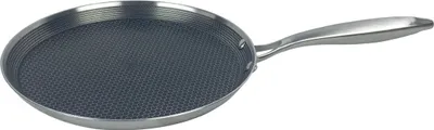 Produktbild von Pfanne Edelstahl Wabenstruktur Ø24cm Induktion Pfanne Anti Haft Kratzfest Silber